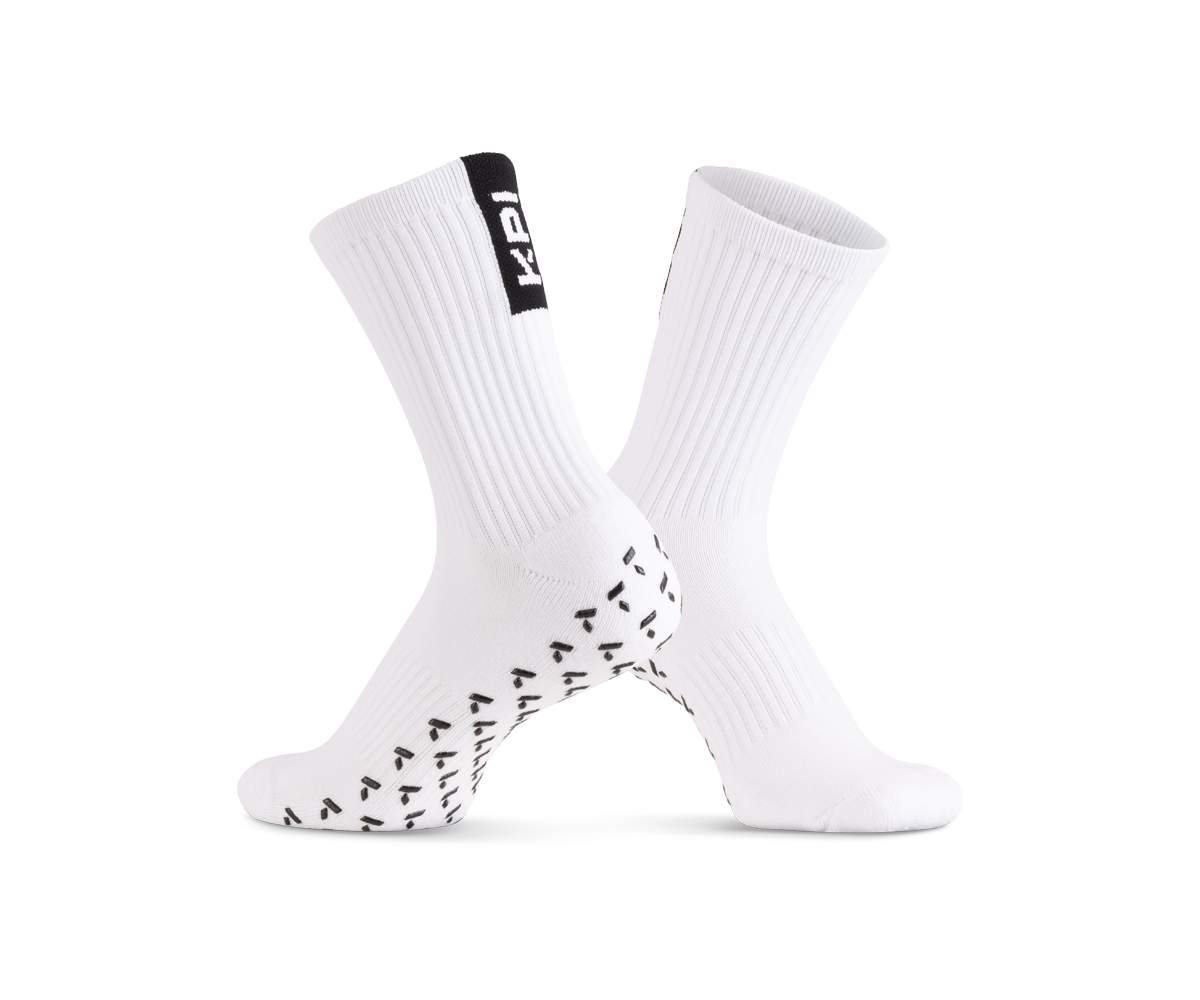 White Grip Socks