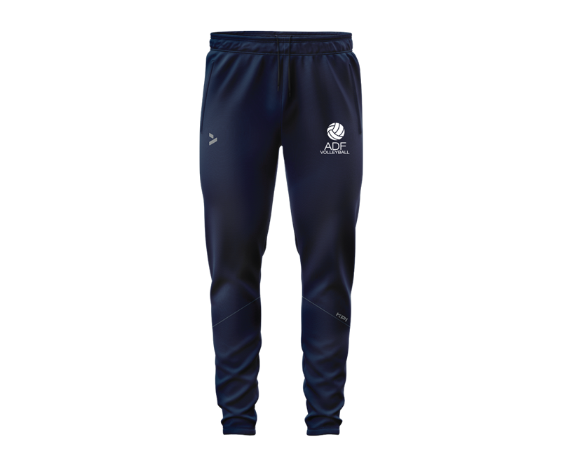 Navy Track pants with Logo