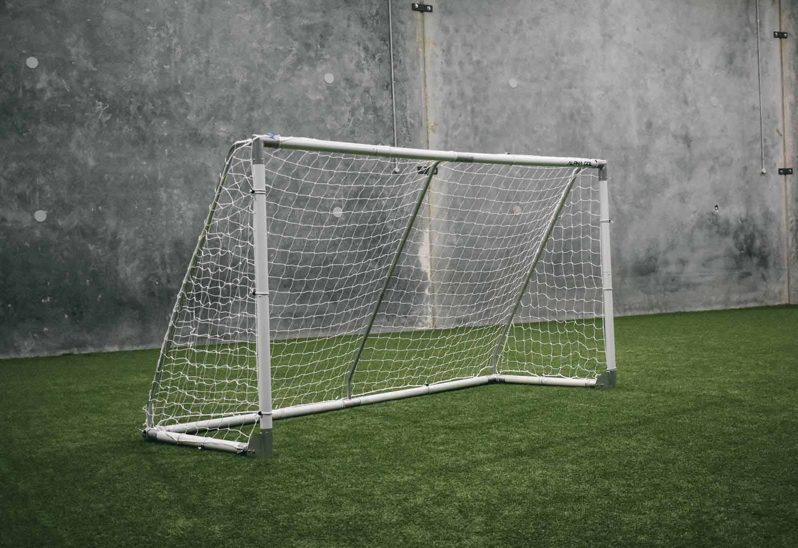 Alpha Hybrid Aluminum-PVC Goal – KPI Sports