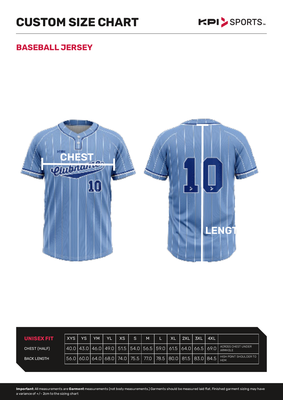 Custom - Baseball Jersey