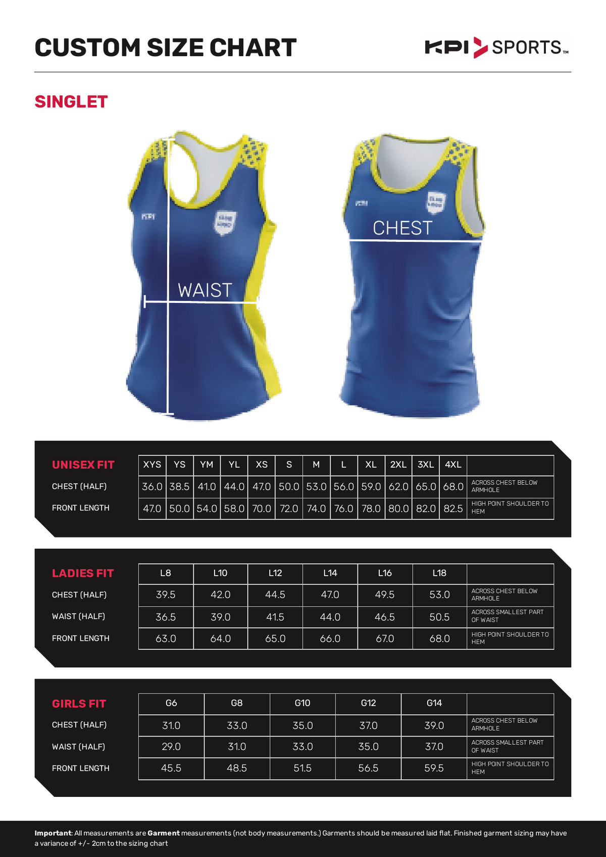 Custom - Singlet