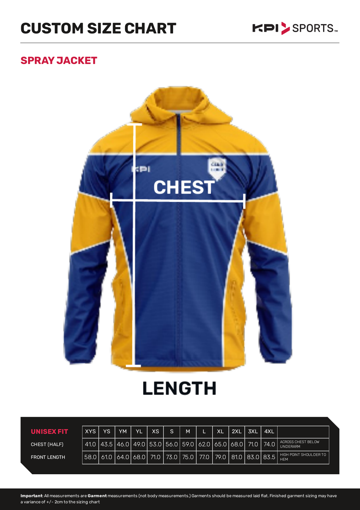 Custom - Spray Jacket