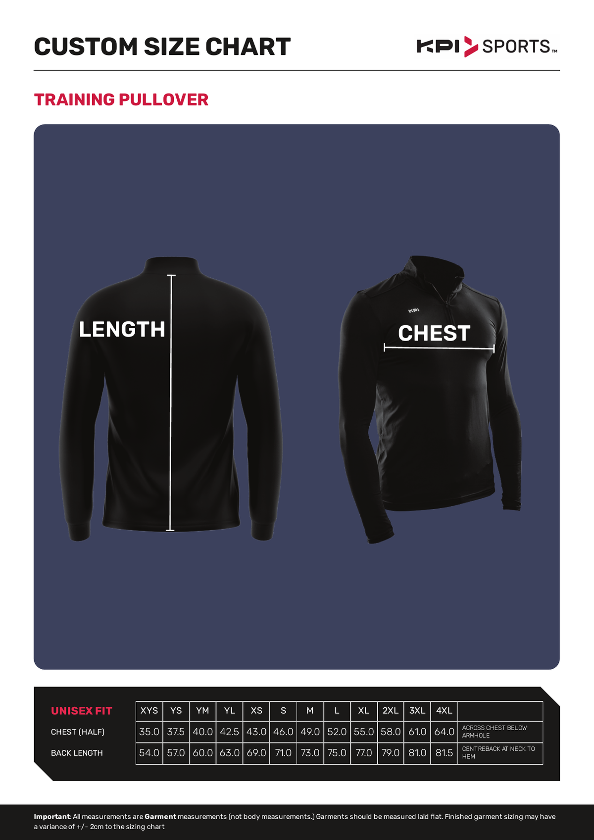 Custom - Training Pullover